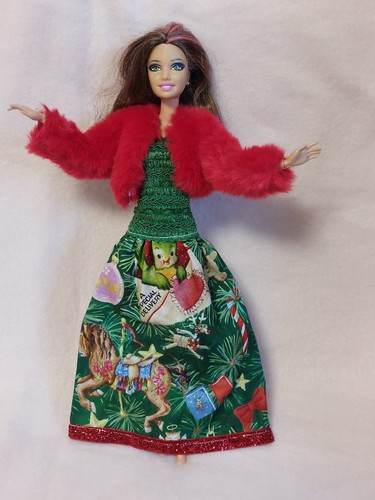 Barbie kleid weihnachten - barbie,