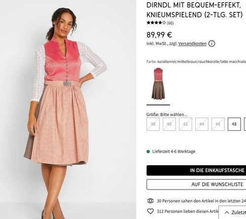 C90 bpc dirndl mit - 52,