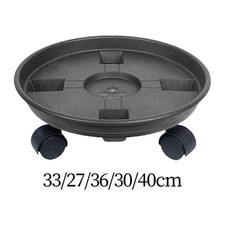 Pflanzenständer mit 4 Rollen und Abtropfschale Blumentopfständer auf Rollen