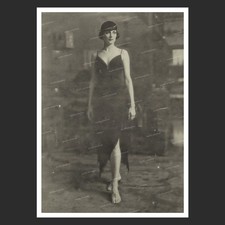 Vintage fotoabzug frau - vintage,