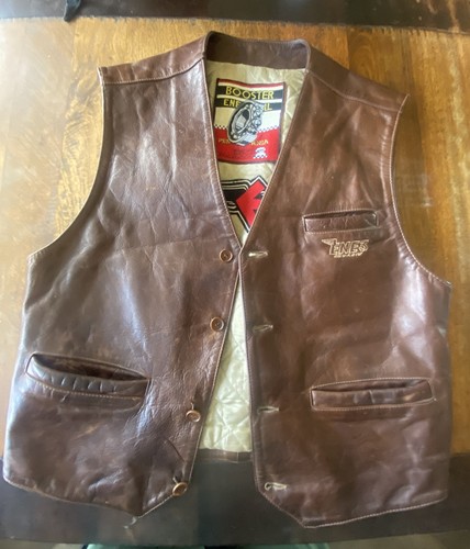Lederweste biker motorrad - lederweste,