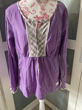odd molly 4 Bluse Lila Kariert