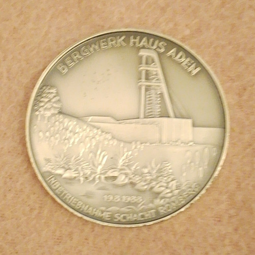 Gedenkmedaille bergwerk haus - gedenkmedaille,