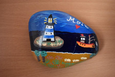 handbemalter Stein /