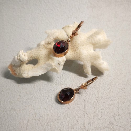 Granatschmuck granat oval - granatschmuck,