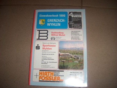 Grenzach wyhlen einwohnerbuch - grenzach-wyhlen,,