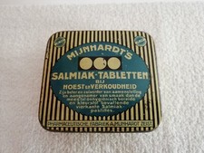 Alte leere Blechdose Mijnhardt`s Salmiak-Tabletten