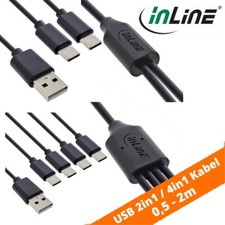 Ladekabel 2in1 4in1 usb - y-ladekabel,