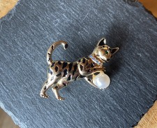 Brosche anstecker tiger katze - anstecker, tiger-katze