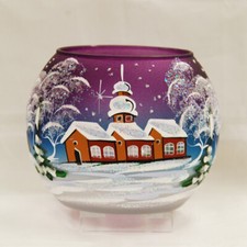 Windlicht Glas Weihnachten