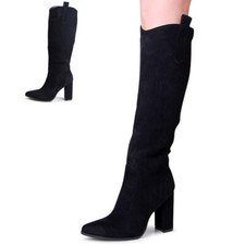 Damenschuhe Velours Stiefel