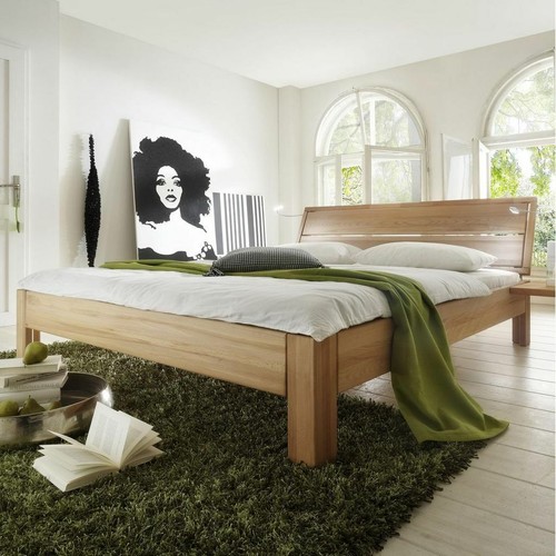 Massivholz bett 200x200x39cm - massivholz,
