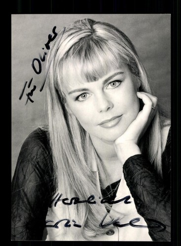Saskia valencia autogrammkarte - saskia,