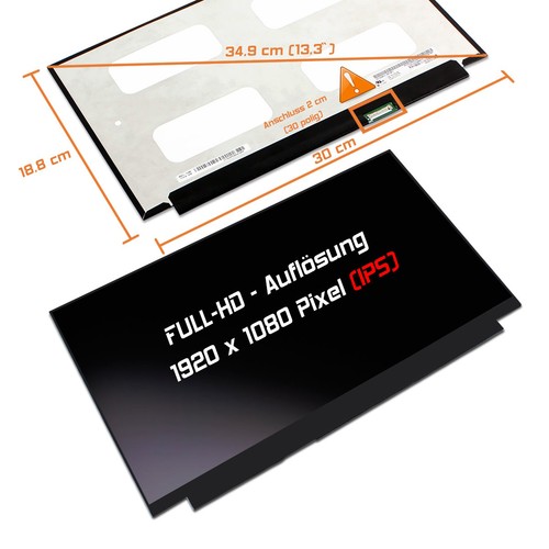 Led display matt - 13,3",