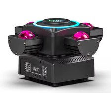  Disco Vierarm Moving Head Bühnenleuchten RGBW LED Lasereffekt DMX DJ Lichter