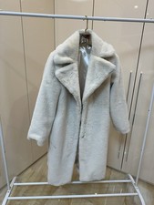 Teddy Mantel Damen Gr 40 Weiß