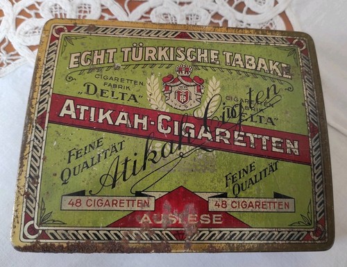 Alte blechdose atikah - blechdose,