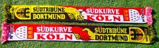 Köln Dortmund Schal Motiv Freundschaft Fan Kurve Block 150x15cm Kölle Do NEU +
