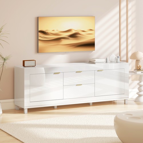 Homcom schrank lowboard - homcom, tv-schrank
