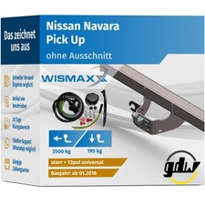 ANHÄNGERKUPPLUNG für Nissan