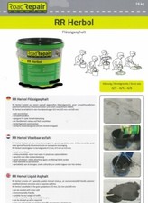 Herbol Flüssig Asphalt , Kaltasphalt , Flüssigasphalt