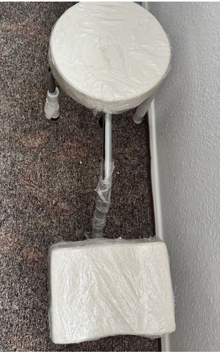 Kosmetikstuhl weiß aus - , metall