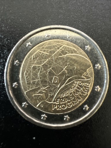 Euro münze erasmus - 2,