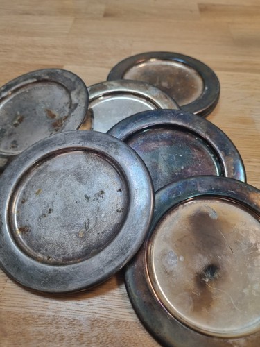 12er set vintage untersetzer - vintage,