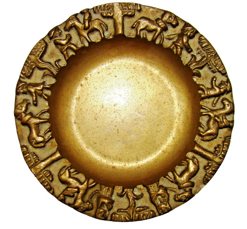 Bronzeschale aschenbecher - /,