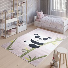 Kinderteppich Panda Waschbar