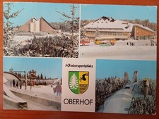 Postkarte 2606 gelaufen, Oberhof, Interhotel, Ansichtskarte, Sammlung