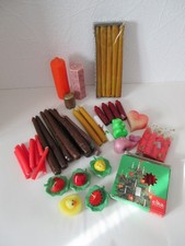 Kerzen-Konvolut Kerzenreste Wachsreste unbenutzte Kerzen diverse Farben 2700 g