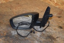 Original Polo 6R Außenspiegel links schwarz Spiegel