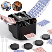 Elektrischer Kartenmischer Automatische Poker Kartenmischmaschine für 2 Decks
