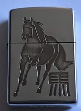 Zippo Spirit of Asia - Horse Silver Plate 251291 NEU&OVP