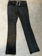Miss Sixty Oneway W27 Lederhose schwarz Kunstleder Lederimitat 36 38 40