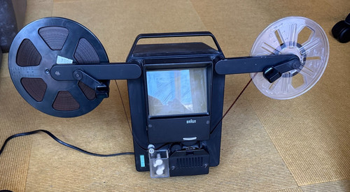 Filmbetrachter super braun - filmbetrachter, super-8