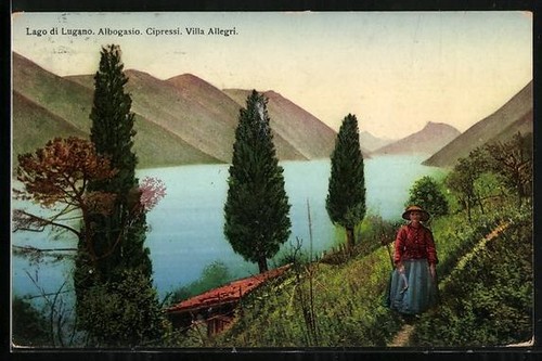 Ansichtskarte albogasio - ansichtskarte,