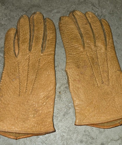 Vintage pekari lederhandschuhe - vintage,