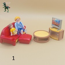 Playmobil-Wohnzimmer-Haus-Haus-Villa-Viktorianisch-Stadt-Wohnzimmer-Sofa-Möbel