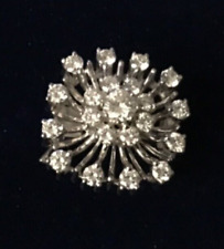 Clipanhänger 750 LGW/Sl 18K 20 Brillanten 1,30ct, W/Si Brillant 0,35