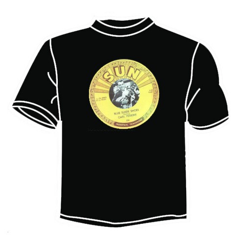 Carl perkins shirt blaue - perkins, "blaue