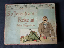 Antik Spiel Brettspiel , So Jemand eine Reise tut , von Lothar Meggendorfer
