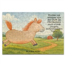 Puzzle Pferd Springen Design