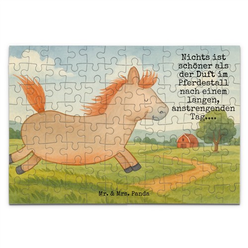 Puzzle pferd springen design - springen,