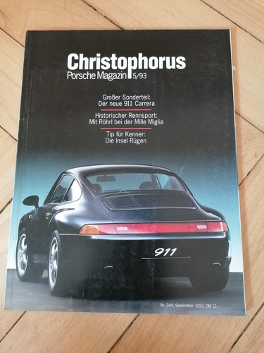 Porsche christophorus heft - christophorus,