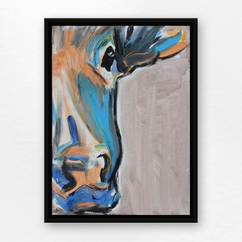 Original 30x40 bunte - original, kuh