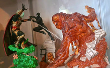 Iron Studios 1:10 Avengers Set Marvel Spiderman Mysterio Molten man Statue Figur