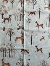 Dekostoff Tiere in Wald 50x140 cm