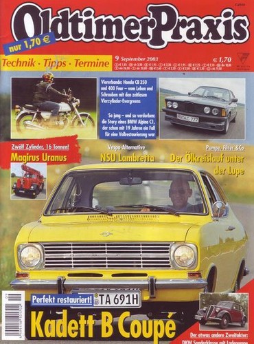 Oldtimer praxis 09 - praxis, 09/2003